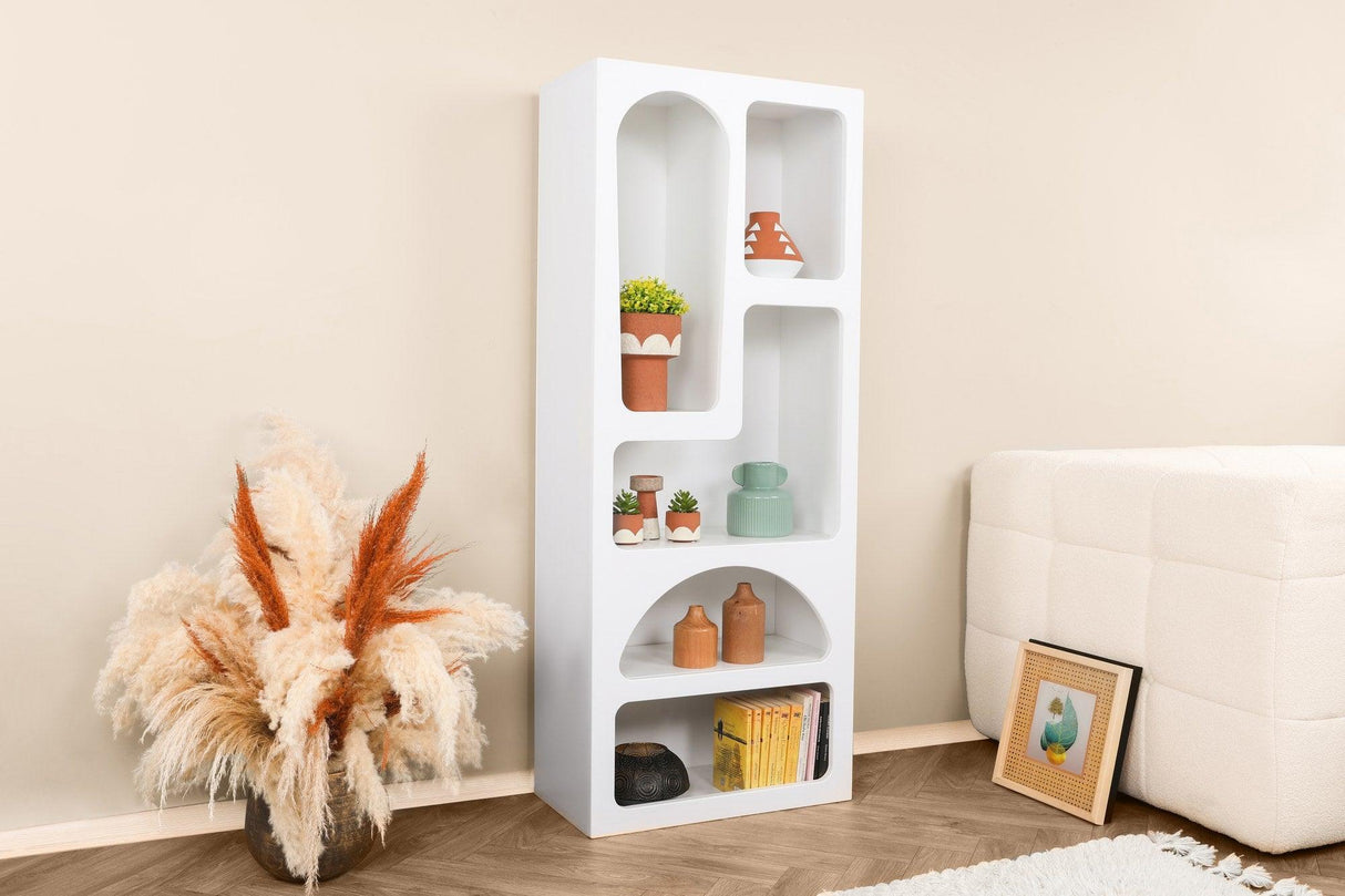 Bibliotecă Venüs, Diverse culori, 60x32x150 cm - Alb | SKU: 125GLN1221 | Bibliotecă Venüs, 60x32x150 cm, varianta Alb, produs pentru amenajarea locuinței, disponibil online în România la CasaMob