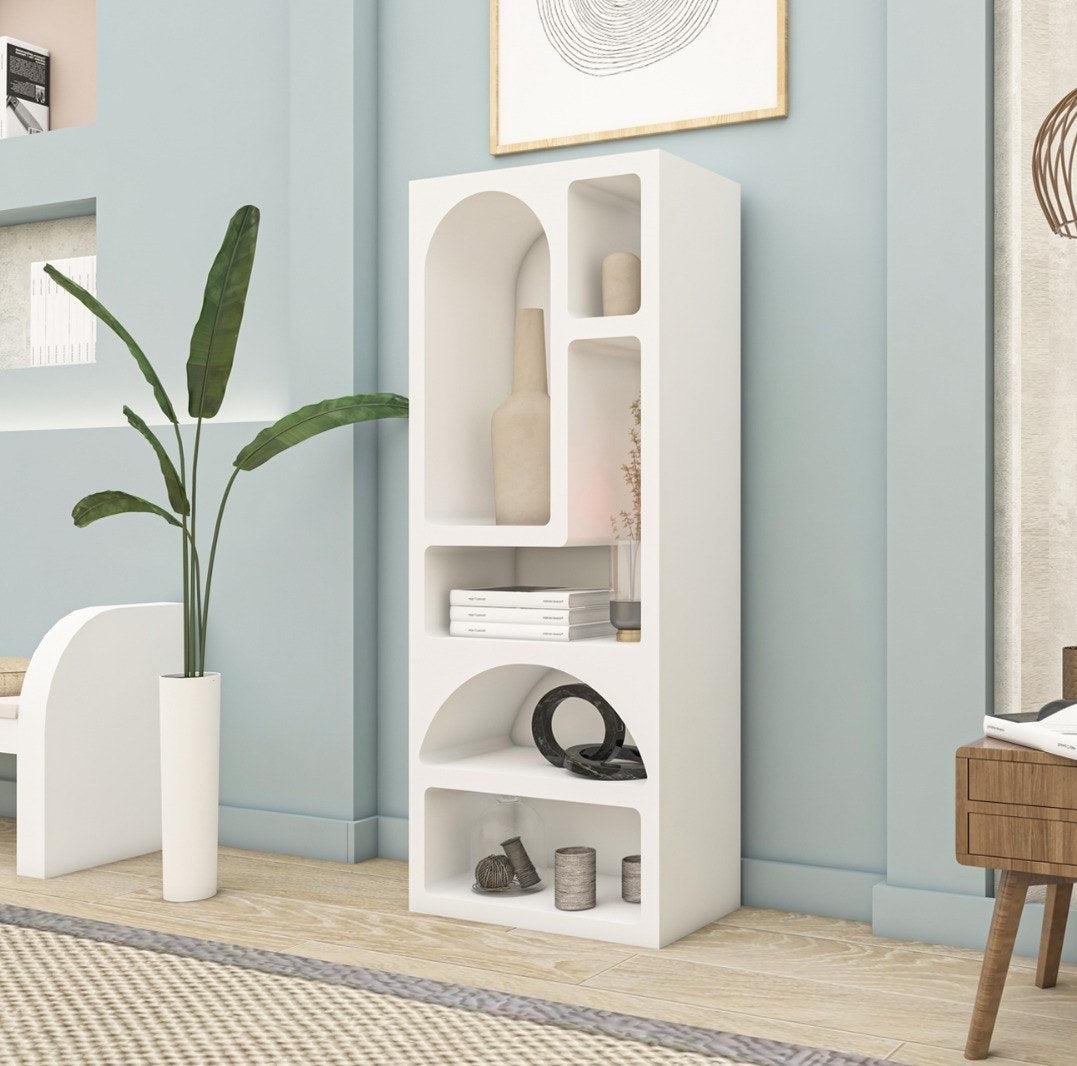 Bibliotecă Venüs, Diverse culori, 60x32x150 cm - Alb | SKU: 125GLN1221 | Bibliotecă Venüs, 60x32x150 cm, varianta Alb, produs pentru amenajarea locuinței, disponibil online în România la CasaMob