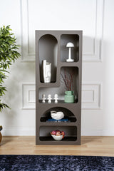 Bibliotecă Venüs, Diverse culori, 60x32x150 cm - Antracit | SKU: 125GLN1223 | Bibliotecă Venüs, 60x32x150 cm, varianta Antracit, produs pentru amenajarea locuinței, disponibil online în România la CasaMob