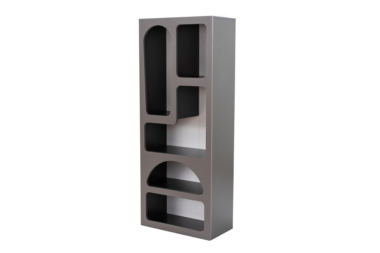 Bibliotecă Venüs, Diverse culori, 60x32x150 cm - Antracit | SKU: 125GLN1223 | Bibliotecă Venüs, 60x32x150 cm, varianta Antracit, produs pentru amenajarea locuinței, disponibil online în România la CasaMob