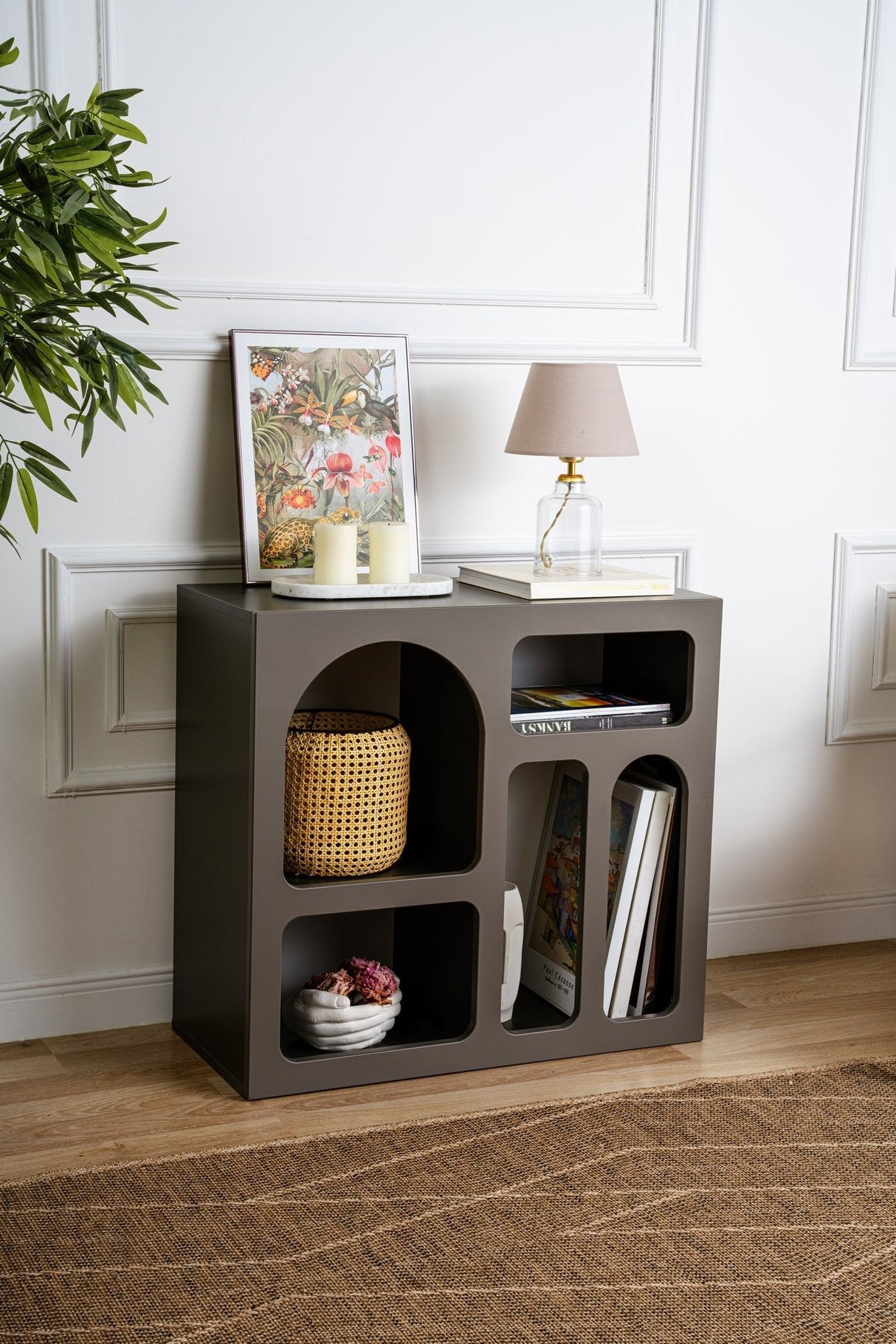 Mobilă Lesa 80x35 - Anthracite, SKU 125GLN1224
