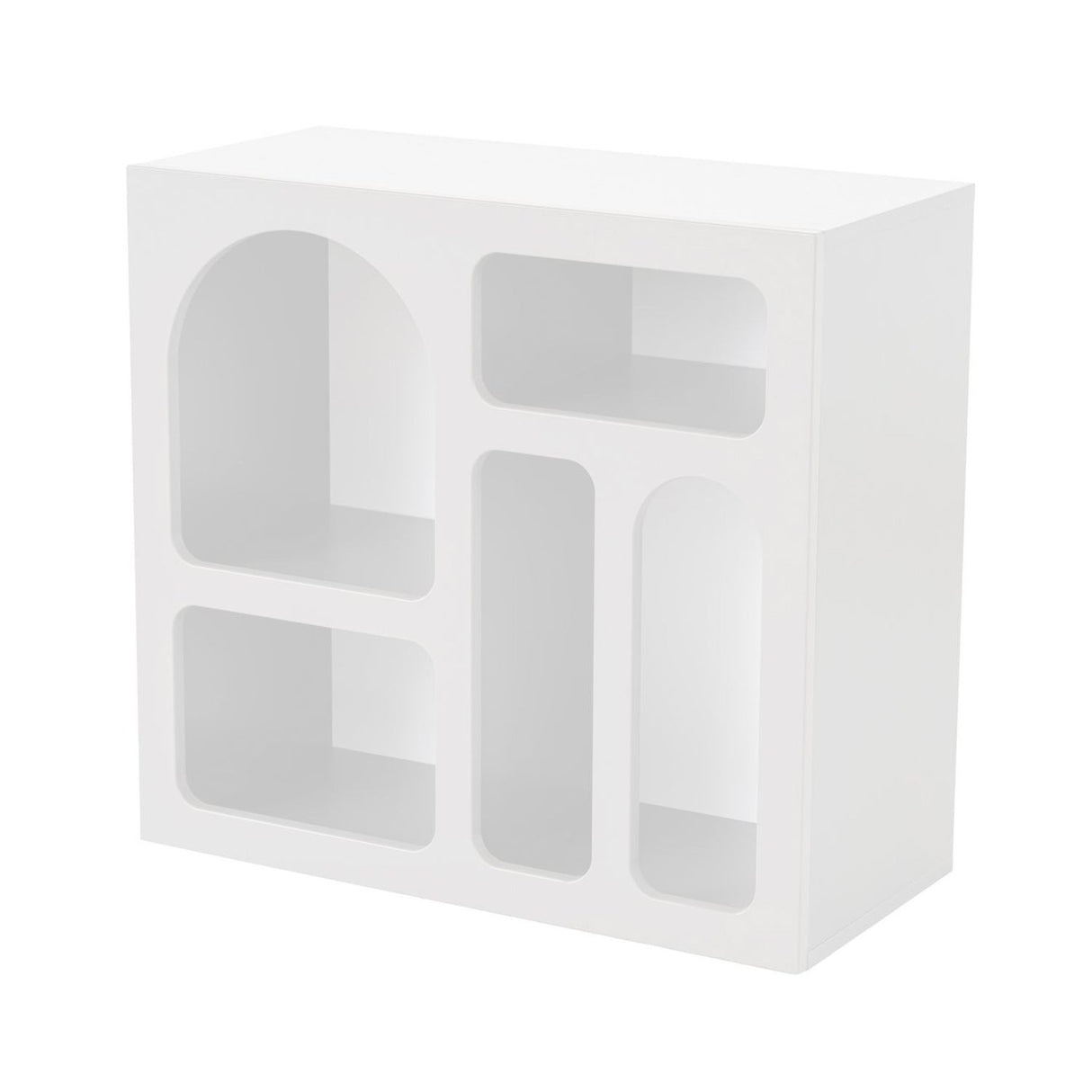 Mobilă Lesa 80x35 - Alb, SKU 125GLN1224