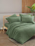 Verde | SKU: 129CTN2865 | Set lenjerie de pat dublă Crepe, 200x220 cm, varianta Verde, produs pentru amenajarea locuinței, disponibil online în România la CasaMob