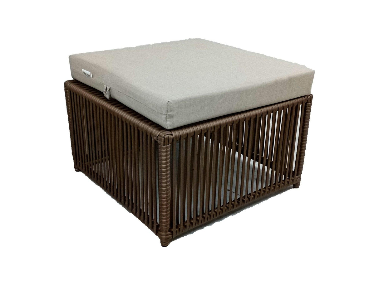 Set De Lounge De Grădină Shangai 8, Crem, 158X62X62 Cm - Maro inchis, SKU 134JML1215