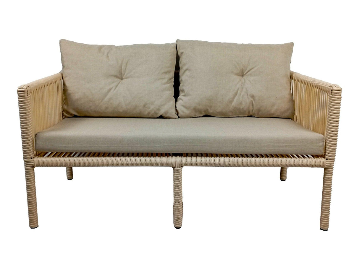 Set De Lounge De Grădină Shangai 8, Crem, 158X62X62 Cm - Crem, SKU 134JML1215
