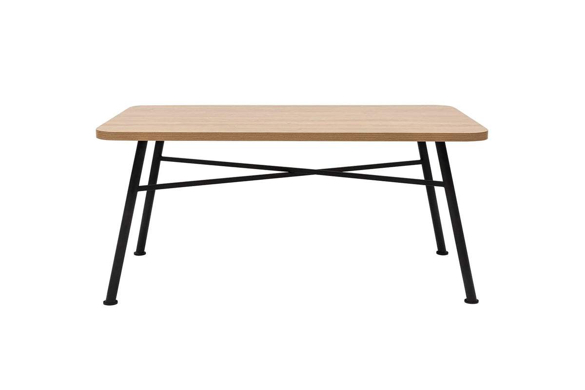 Masă dining Nala 90, Natur, 160x75x90 cm, SKU 141HWR1124, imagine 6