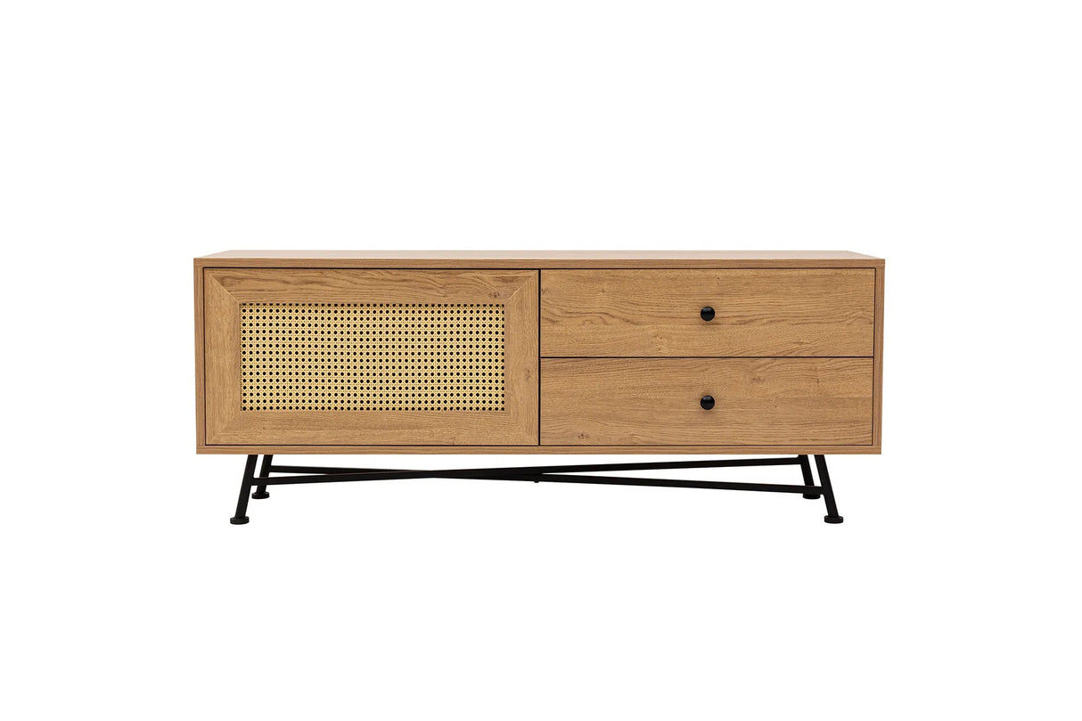 Comodă TV Nala 140, Natur, 140x40x55 cm