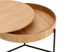 Set 2 măsuțe de cafea Islo, Diverse culori, Diverse dimensiuni - Natur - 70x40x70 cm | SKU: 141HWR1141 | Set 2 măsuțe de cafea Islo, varianta Natur - 70x40x70 cm, produs pentru amenajarea locuinței, disponibil online în România la CasaMob
