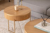 Set 2 măsuțe de cafea Islo, Diverse culori, Diverse dimensiuni - Natur - Auriu - 50x40x70 cm | SKU: 141HWR1142 | Set 2 măsuțe de cafea Islo, varianta Natur - Auriu - 50x40x70 cm, produs pentru amenajarea locuinței, disponibil online în România la CasaMob