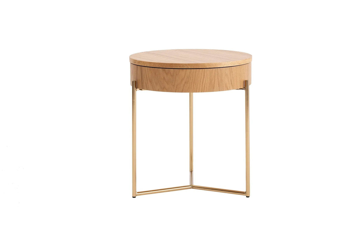 Set 2 măsuțe de cafea Islo, Diverse culori, Diverse dimensiuni - Natur - Auriu - 50x40x70 cm | SKU: 141HWR1142 | Set 2 măsuțe de cafea Islo, varianta Natur - Auriu - 50x40x70 cm, produs pentru amenajarea locuinței, disponibil online în România la CasaMob