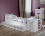 Pat pentru copii Lisa, Diverse culori, 186x78x106 cm - Alb | SKU: 142NPG1108 | Pat pentru copii Lisa, 186x78x106 cm, varianta Alb, produs pentru amenajarea locuinței, disponibil online în România la CasaMob