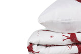 Set Lenjerie Geyik, Diverse culori, Diverse configurații, Diverse dimensiuni - Bordo - Alb - 160x240 cm - 3 bucăți | SKU: 143EPJ1772 | Set Lenjerie Geyik, varianta Bordo - Alb - 160x240 cm - 3 bucăți, produs pentru amenajarea locuinței, disponibil online în România la CasaMob