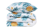 Set Lenjerie Custom Ananas, Alb - Verde - Galben, Diverse configurații, Diverse dimensiuni - 220x240 cm - 4 bucăți | SKU: 143EPJ1903 | Set Lenjerie Custom Ananas, Alb - Verde - Galben, varianta 220x240 cm - 4 bucăți, produs pentru amenajarea locuinței, disponibil online în România la CasaMob
