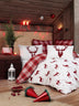 Bordo - Alb - 200x220 cm - 3 bucăți | SKU: 143EPJ4273 | Set Lenjerie Geyik, varianta Bordo - Alb - 200x220 cm - 3 bucăți, produs pentru amenajarea locuinței, disponibil online în România la CasaMob