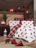 Bordo - Alb | SKU: 143EPJ84251 | Set lenjerie de pat dublă Geyik v2, 200x200 cm, varianta Bordo - Alb, produs pentru amenajarea locuinței, disponibil online în România la CasaMob