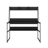 Birou Majestic, Diverse culori, 120x60x140 cm - Antracit - Negru | SKU: 145NDC1102 | Birou Majestic, 120x60x140 cm, varianta Antracit - Negru, produs pentru amenajarea locuinței, disponibil online în România la CasaMob