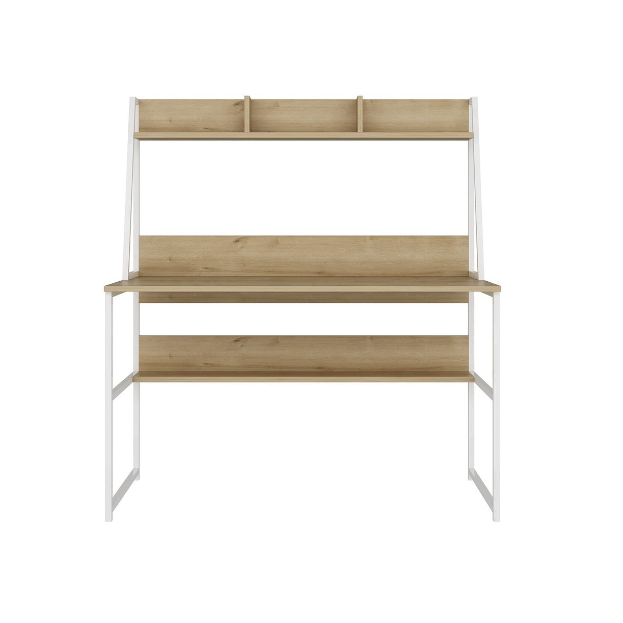 Birou Majestic, Diverse culori, 120x60x140 cm - Stejar - Alb | SKU: 145NDC1103 | Birou Majestic, 120x60x140 cm, varianta Stejar - Alb, produs pentru amenajarea locuinței, disponibil online în România la CasaMob