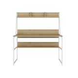 Birou Majestic, Diverse culori, 120x60x140 cm - Stejar - Alb | SKU: 145NDC1103 | Birou Majestic, 120x60x140 cm, varianta Stejar - Alb, produs pentru amenajarea locuinței, disponibil online în România la CasaMob