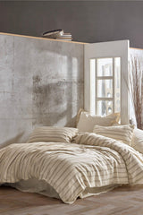Set lenjerie de pat dublă Solaris, Diverse culori, 240x260 cm - Mink - Crem | SKU: 157SHS6358 | Set lenjerie de pat dublă Solaris, 240x260 cm, varianta Mink - Crem, produs pentru amenajarea locuinței, disponibil online în România la CasaMob