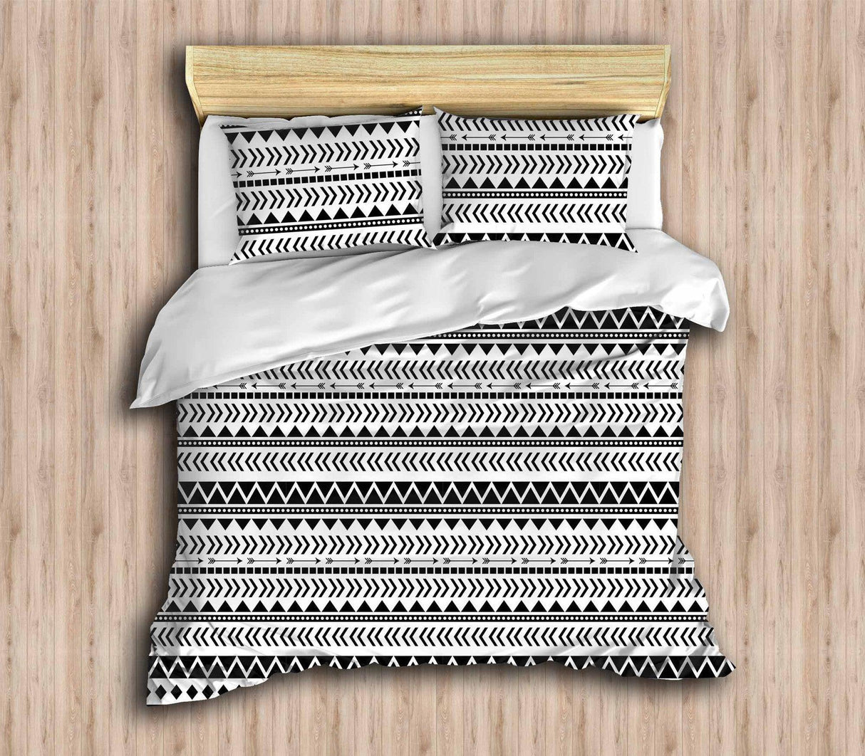Set Lenjerie Artec, Negru - Alb, Diverse configurații, Diverse dimensiuni - 220x240 cm - 4 bucăți | SKU: 162ELR1273 | Set Lenjerie Artec, Negru - Alb, varianta 220x240 cm - 4 bucăți, produs pentru amenajarea locuinței, disponibil online în România la CasaMob