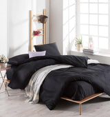 Set lenjerie de pat dublă Düzboya, Negru, 220x240 cm, SKU 162ELR1406, imagine 1