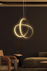 Lustră Aurigae Black-Yellow Light, Negru, 30x25x2 cm