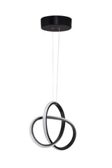 Lustră Aurigae Black-Yellow Light, Negru, 30x25x2 cm