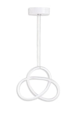 Lustră Aurigae White-Yellow Light, Alb, 30x25x2 cm