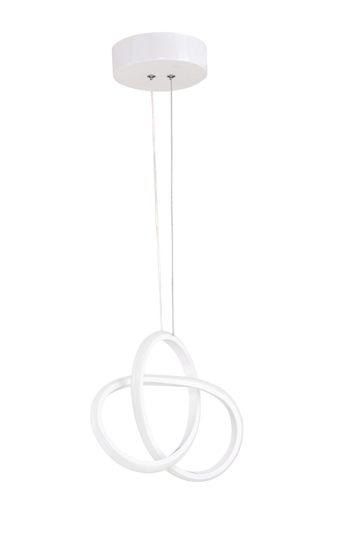Lustră Aurigae White-Yellow Light, Alb, 30x25x2 cm