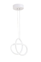 Lustră Aurigae White-Yellow Light, Alb, 30x25x2 cm
