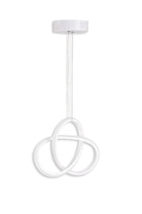 Lustră Aurigae White-Yellow Light, Alb, 30x25x2 cm