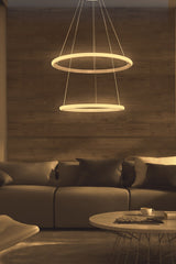 Lustră Leonis White-Yellow Light, Alb