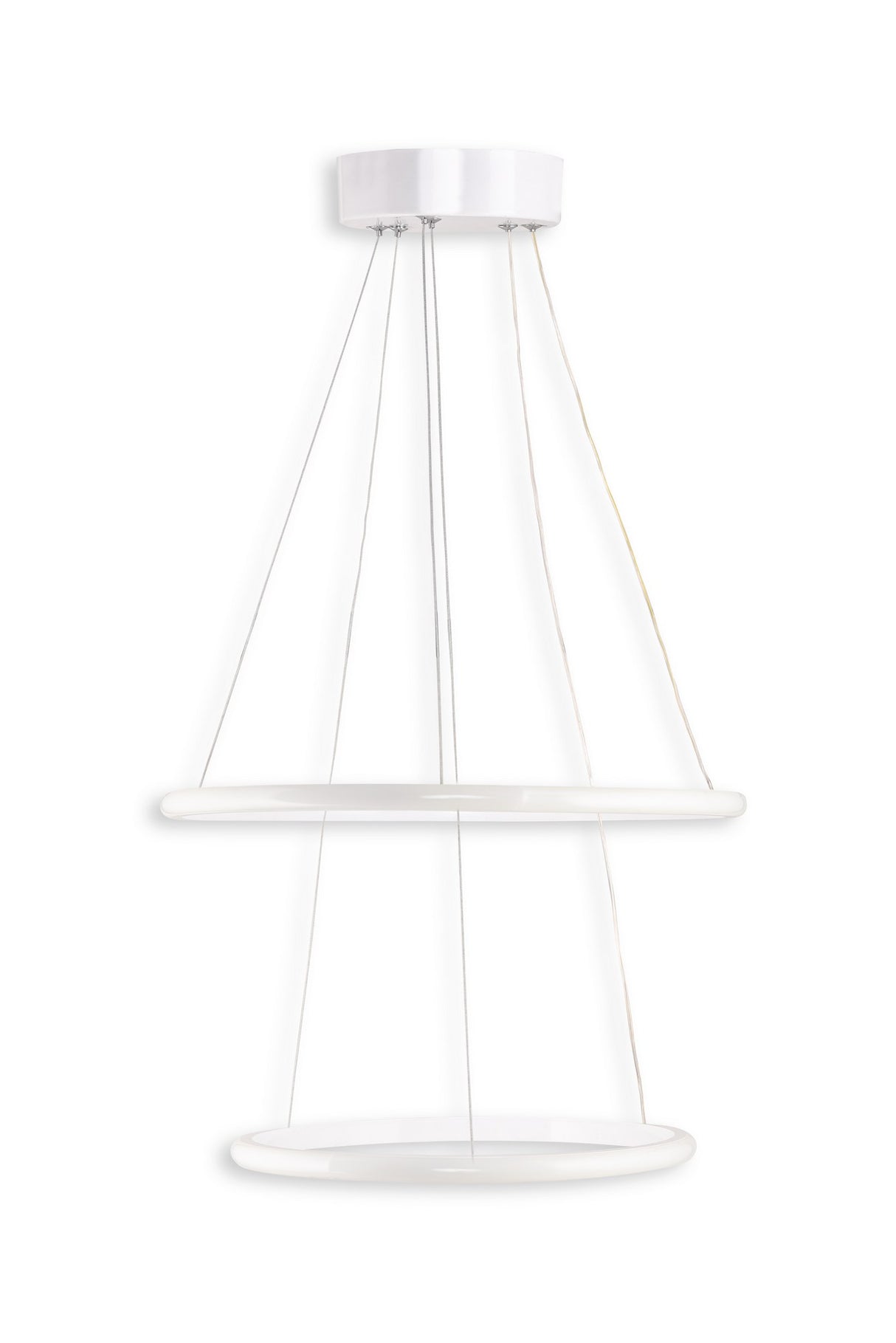 Lustră Leonis White-Yellow Light, Alb