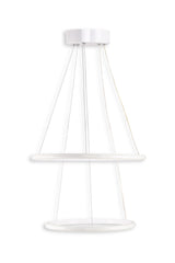 Lustră Leonis White-Yellow Light, Alb