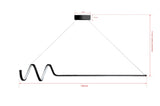 Lustră Waterwave Body, alb Light, Diverse culori, 120x20x20 cm - Negru | SKU: 166PRG1206 | Lustră Waterwave Body, alb Light, 120x20x20 cm, varianta Negru, produs pentru amenajarea locuinței, disponibil online în România la CasaMob