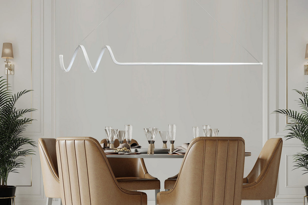 Lustră Waterwave Body, alb Light, Diverse culori, 120x20x20 cm - Alb | SKU: 166PRG1208 | Lustră Waterwave Body, alb Light, 120x20x20 cm, varianta Alb, produs pentru amenajarea locuinței, disponibil online în România la CasaMob
