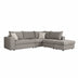 Gri | SKU: 168-000062 | Canapea reversibila London stofa gri perne, gri deschis, 296x246x95 cm, varianta Gri, produs pentru amenajarea locuinței, disponibil online în România la CasaMob