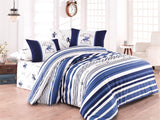 Set Lenjerie BHPC 029, Alb - Albastru, Diverse configurații, Diverse dimensiuni - 240x260 cm - 4 bucăți | SKU: 176BHP2235 | Set Lenjerie BHPC 029, Alb - Albastru, varianta 240x260 cm - 4 bucăți, produs pentru amenajarea locuinței, disponibil online în România la CasaMob