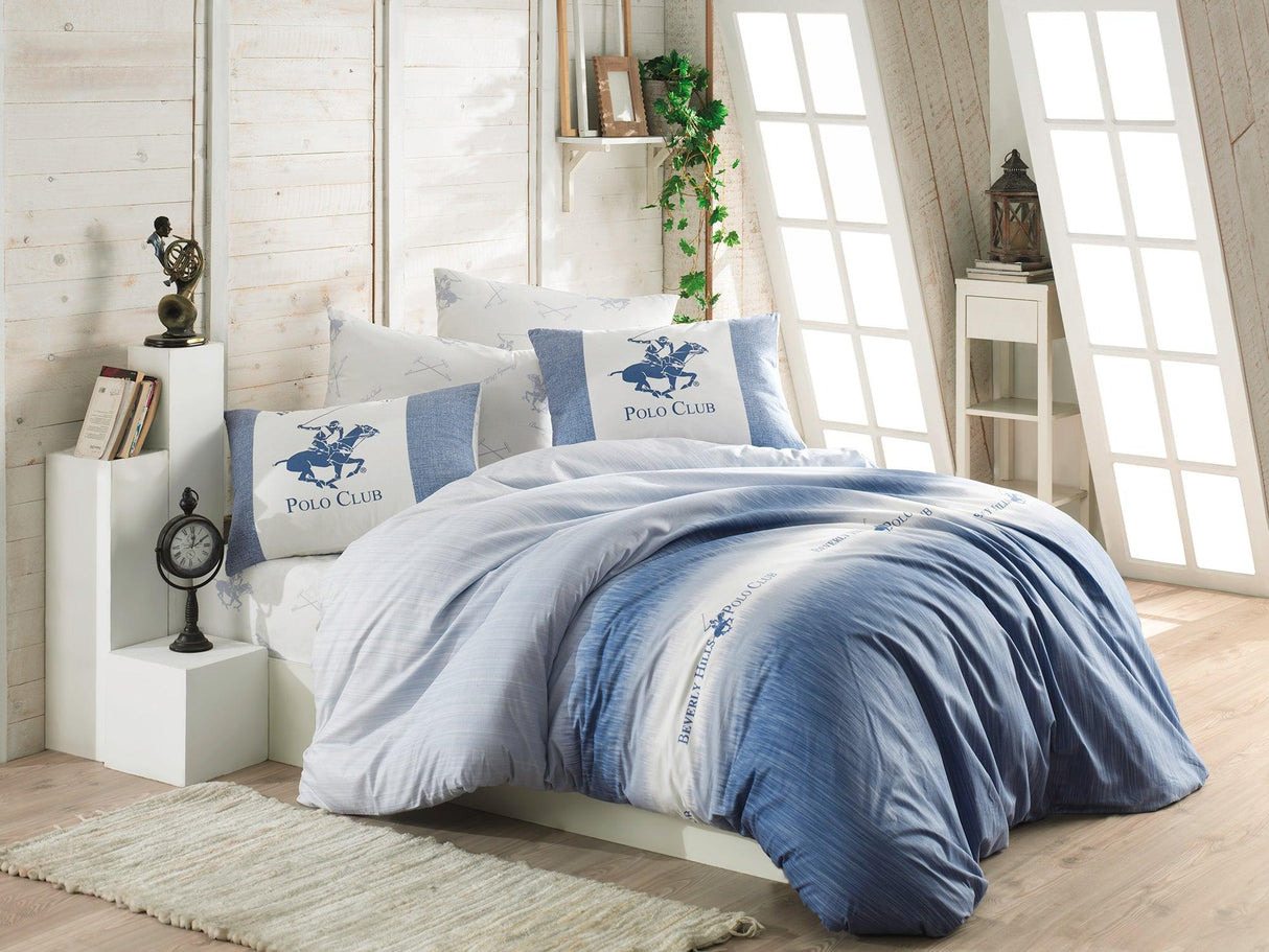 Set Lenjerie BHPC 030, Albastru - Alb - Gri, Diverse configurații, Diverse dimensiuni - 240x260 cm - 4 bucăți | SKU: 176BHP2238 | Set Lenjerie BHPC 030, Albastru - Alb - Gri, varianta 240x260 cm - 4 bucăți, produs pentru amenajarea locuinței, disponibil online în România la CasaMob