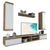 Comoda TV Sandro  nuc-alb 175x37x160cm