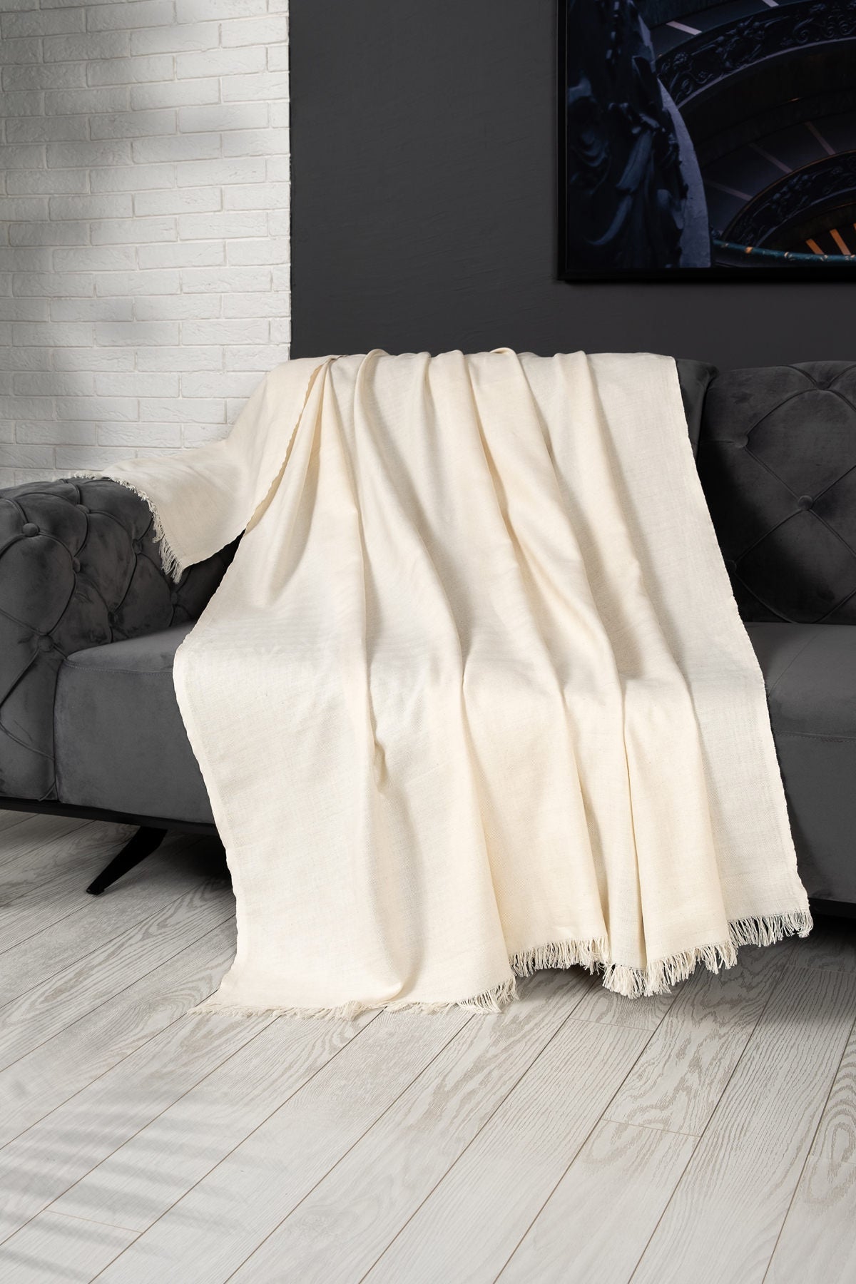 Cuvertură Alinda (170 x 300), Diverse culori, 170x300 cm - Crem | SKU: 194DCH1942 | Cuvertură Alinda (170 x 300), 170x300 cm, varianta Crem, produs pentru amenajarea locuinței, disponibil online în România la CasaMob