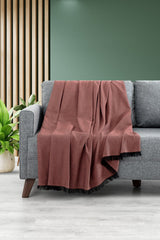 Cuvertură Lalin 200, Diverse culori, 200x200 cm - Roșu cărămiziu | SKU: 194DCH1960 | Cuvertură Lalin 200, 200x200 cm, varianta Roșu cărămiziu, produs pentru amenajarea locuinței, disponibil online în România la CasaMob