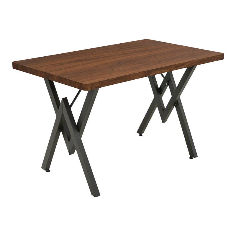 Nuc-Negru | SKU: 197-000342 | Masă dining Vertex, Lemn și metal, 110x70x72 cm, varianta Nuc-Negru, produs pentru amenajarea locuinței, disponibil online în România la CasaMob