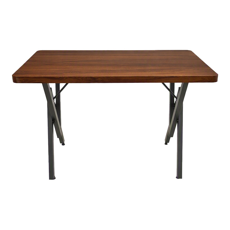 Nuc-Negru | SKU: 197-000342 | Masă dining Vertex, Lemn și metal, 110x70x72 cm, varianta Nuc-Negru, produs pentru amenajarea locuinței, disponibil online în România la CasaMob