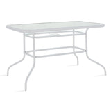 Set Masa si Scaune Gradina Valor-Calan 5 Piese Alb - Browm