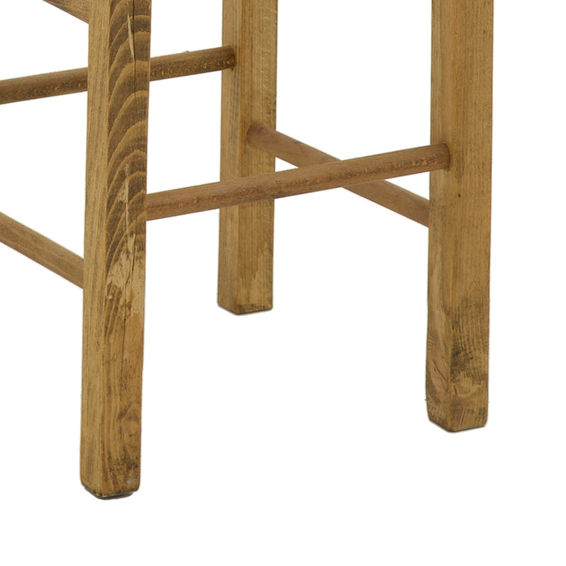 Taburet pentru cafenea fara latime cu covor Bodier-Charchie I din lemn de nuc de la  35x35x78cm