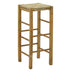 Taburet pentru cafenea fara latime cu covor Bodier-Charchie I din lemn de nuc de la  35x35x78cm