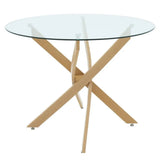 Set masă și scaune Antoro-Ariadne, 5 piese, Diverse culori, Ø100x75 cm - Mocha | SKU: 200-001570 | Set masă și scaune Antoro-Ariadne, 5 piese, Ø100x75 cm, varianta Mocha, produs pentru amenajarea locuinței, disponibil online în România la CasaMob