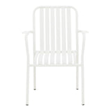 Set grădină Dagyn Vista, Aluminiu, Alb, 240x90x76 cm