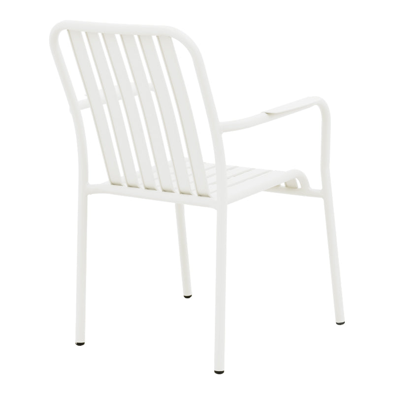 Set grădină Dagyn Vista, Aluminiu, Alb, 240x90x76 cm